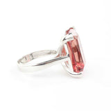 925 Sterling Silver Zultanite Ring - Elegant Rectangular Cut
