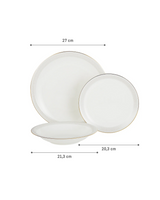 Fine Bone Porcelain Dinner Set - Timeless & Durable