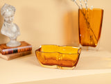 Loches Handmade Large Glass Vase - Decorative Home Centerpiece