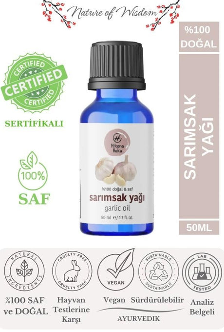 Premium Natural Cold Pressed Garlic Oil