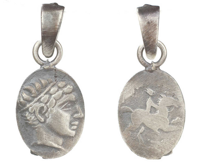 Premium Quality 925 Sterling Silver Caesar Medallion Pendant