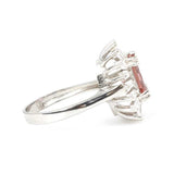Sterling Silver Zultanite & Baguette Zircon Ring - Color Change Square