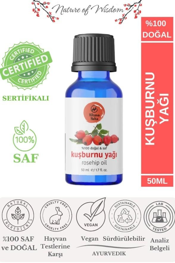 Premium Pure Natural Cold Pressed Rosehip Oil