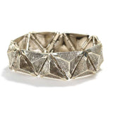 Professional 925 Sterling Silver Geometric Triangle Bracelet