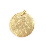Finely Crafted 925 Sterling Silver Ottoman Calligraphy Seal Pendant