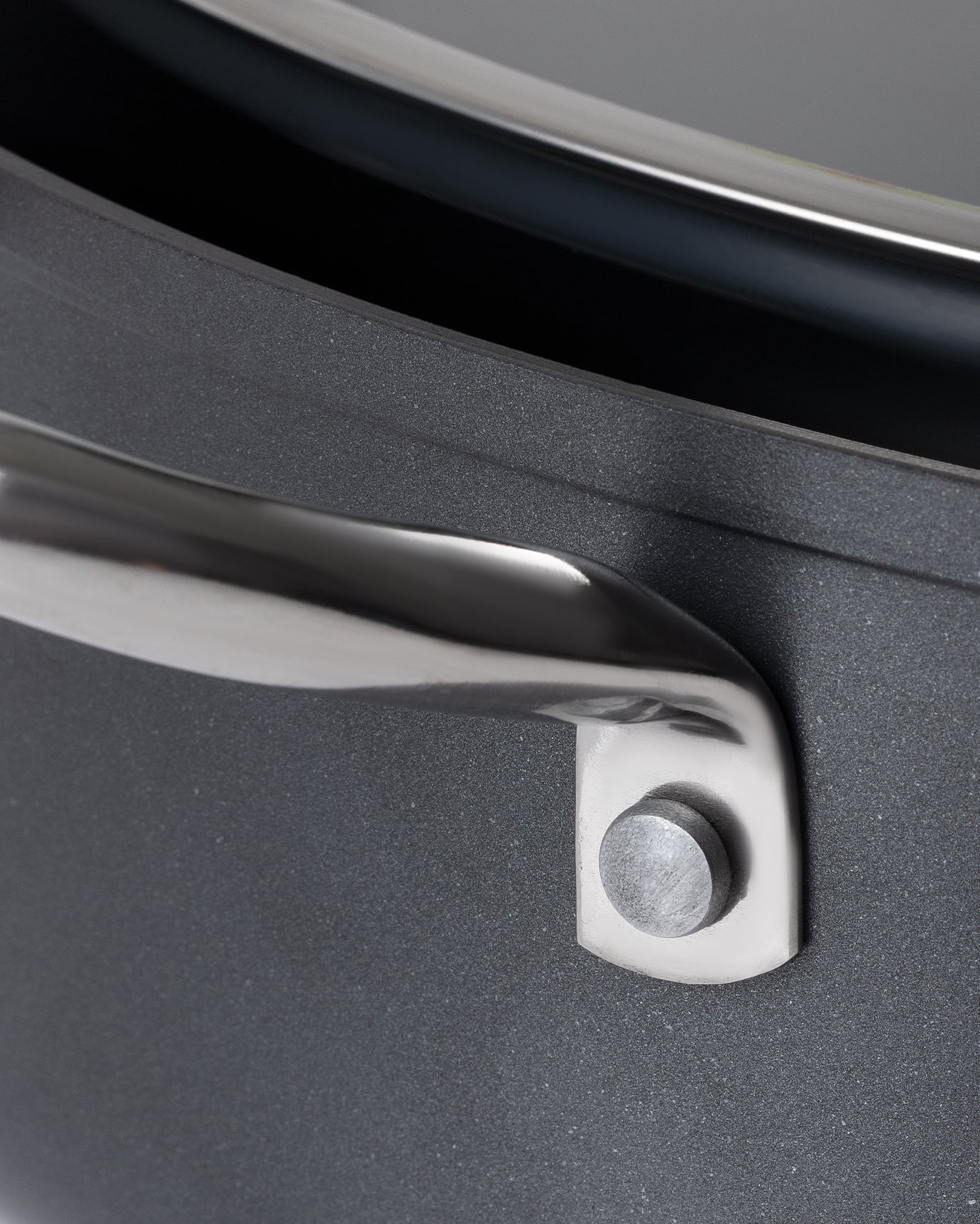 18cm Titanium Nonstick Deep Cooking Pot - Anthracite