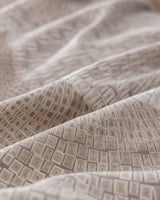 100% Cotton Sateen Single Duvet Cover Set - Soft Printed Design