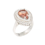 Premium 925 Sterling Silver Zultanite Teardrop Ring