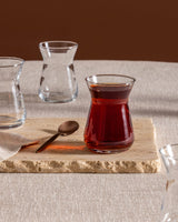 Elegant Glass 6-Piece Tea Glass Set - Francessa Collection
