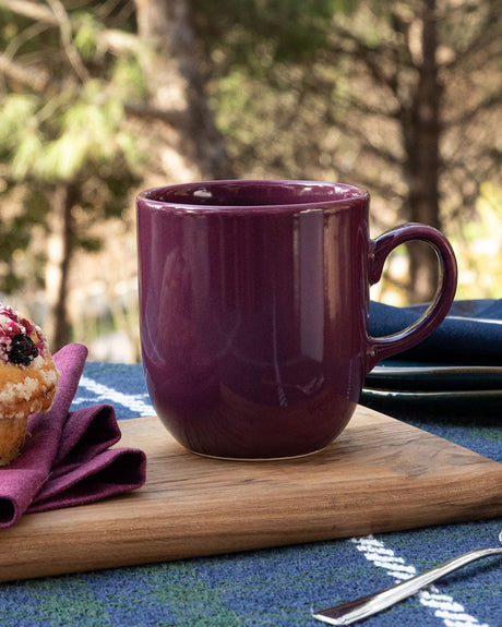 Turkish Ceramic Mug - Orchid-Inspired Elegance