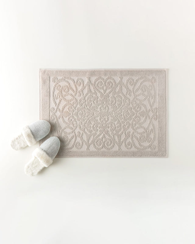 Soft Absorbent Bath Mat for Bathroom Floor - Mink Color