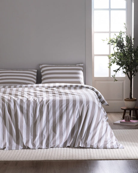 Avignon King Size 100% Ranforce Cotton Printed Duvet Cover Bedding Set