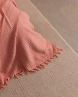 Elegant Powder Pink Twin Bedspread