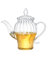 Borosilicate Glass Teapot - Integrated Steel Infuser
