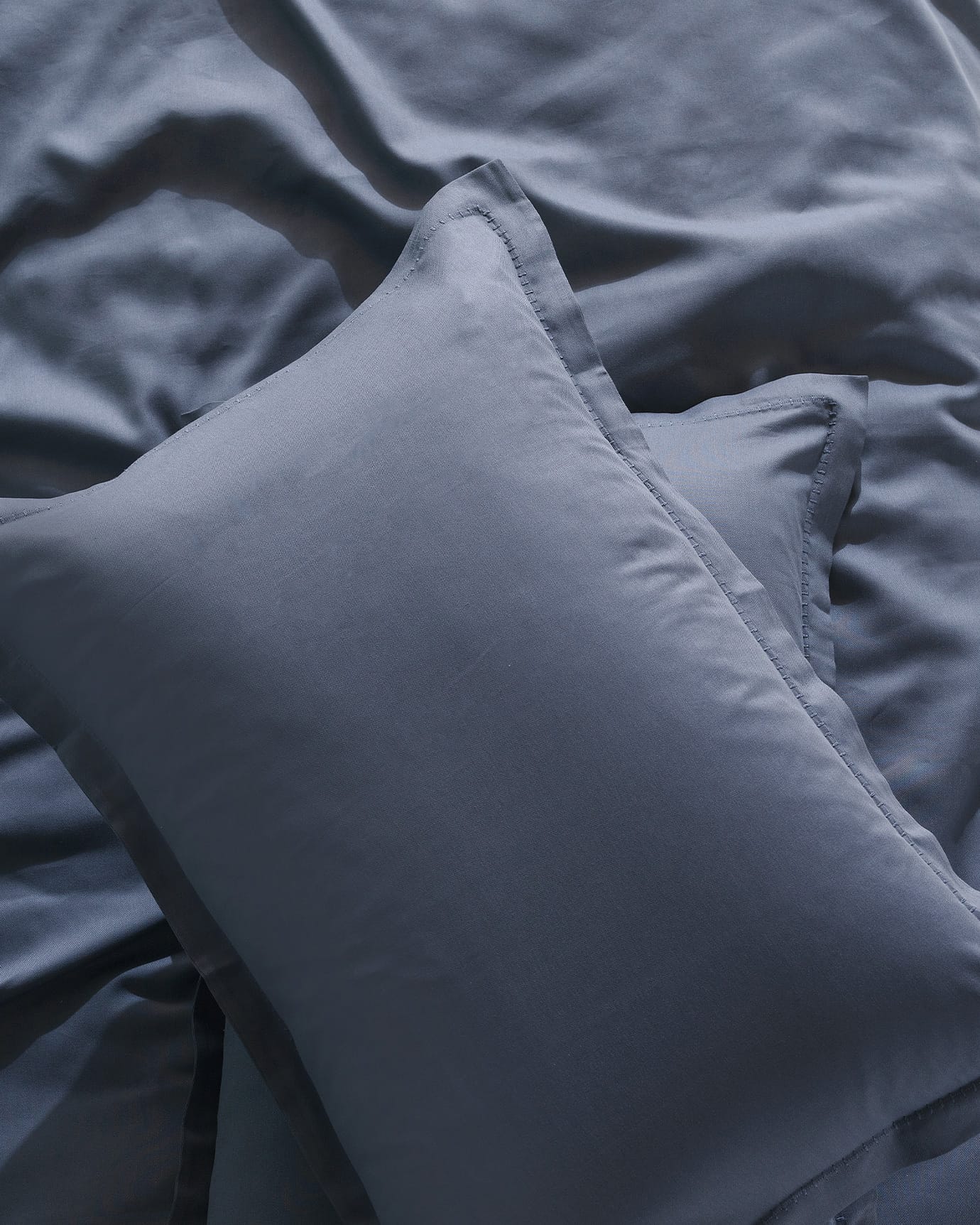100% bomuld King Size sengetøjssæt - glat og blødt komfort