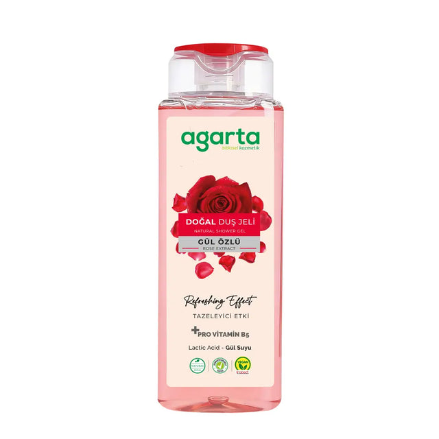 Professional Natural AHA Rose Shower Gel