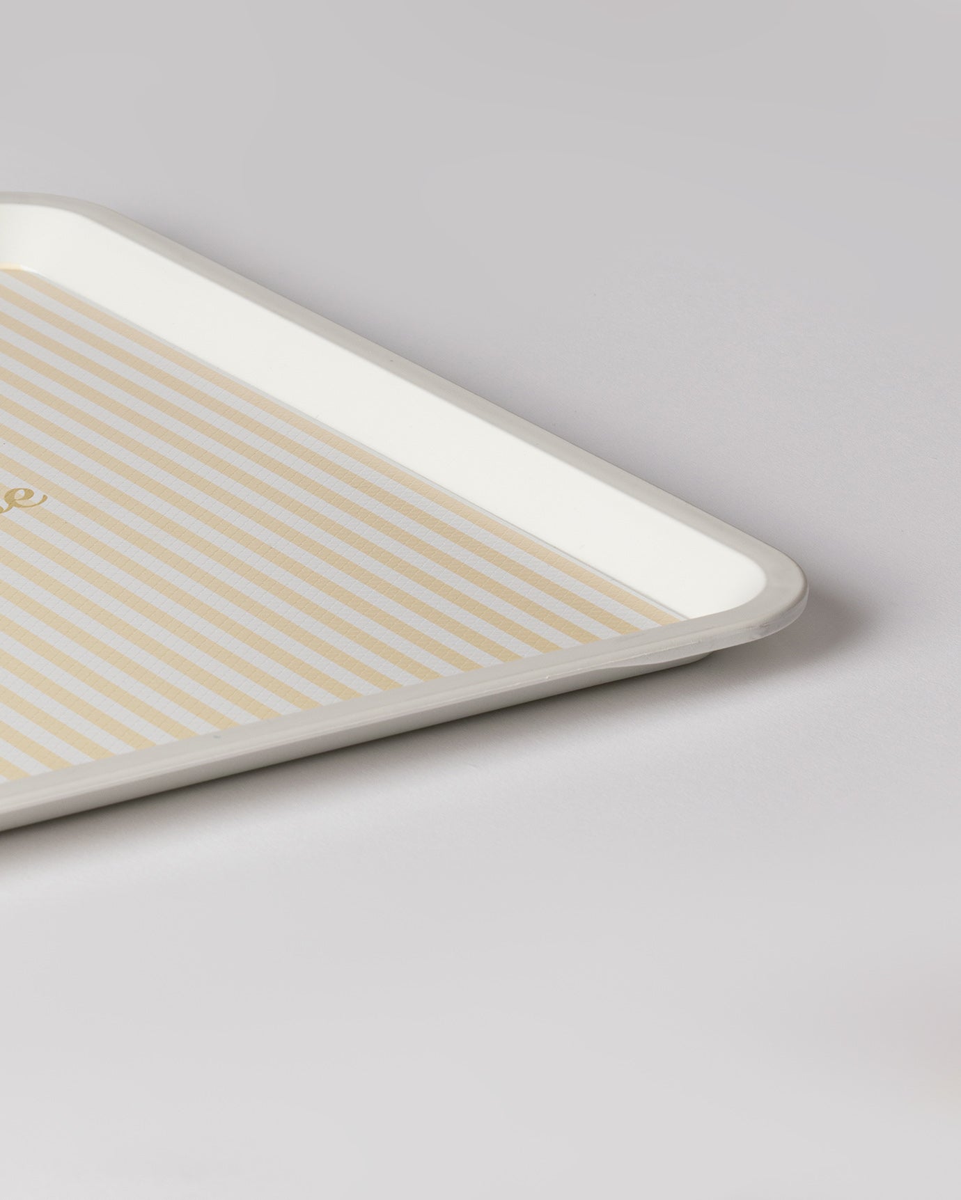 Plastic Square Serving Tray - Modern Chic Design