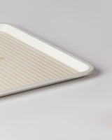 Plastic Square Serving Tray - Modern Chic Design