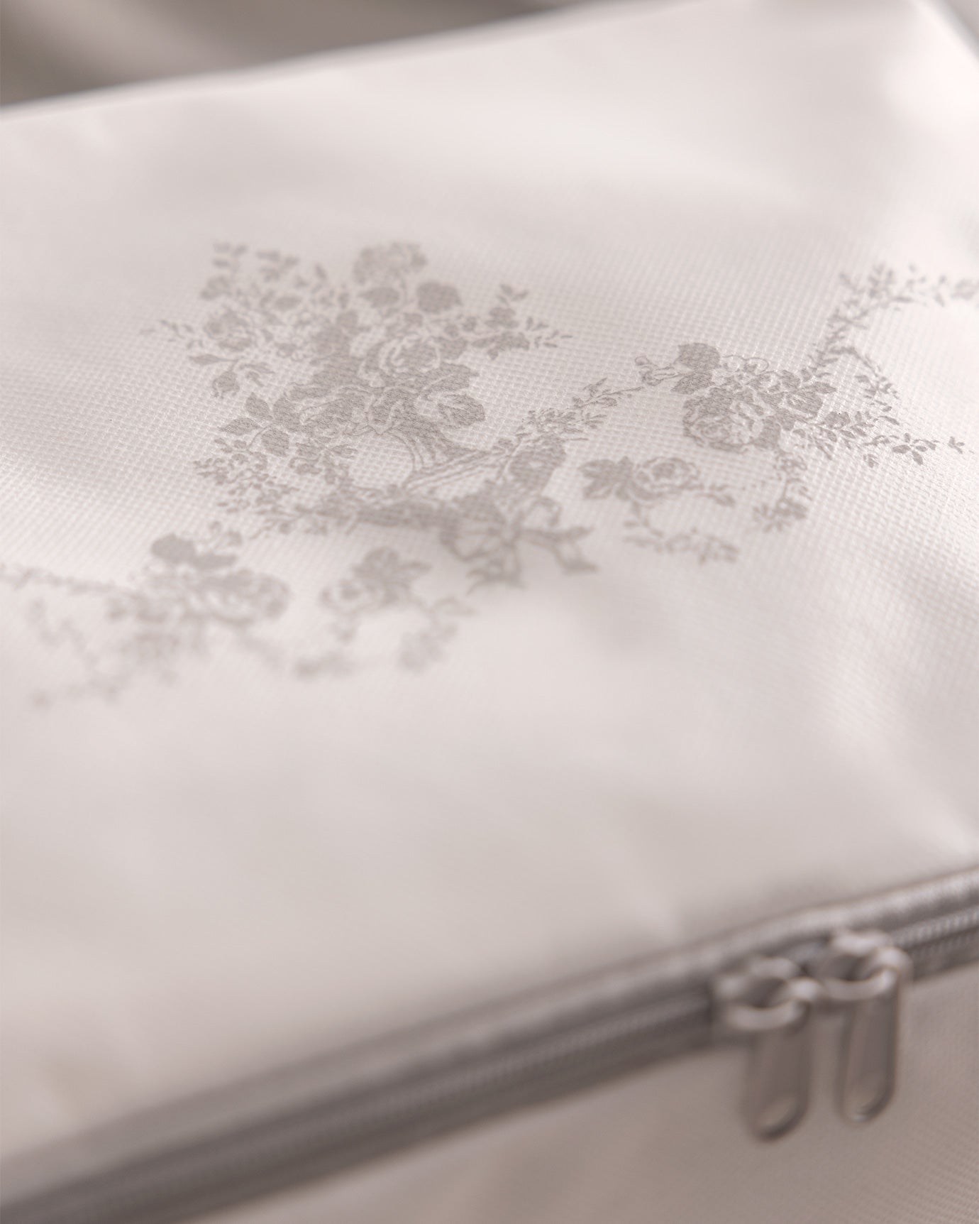 Polypropylene Storage Organizers - Floral Pattern 2-Piece Set