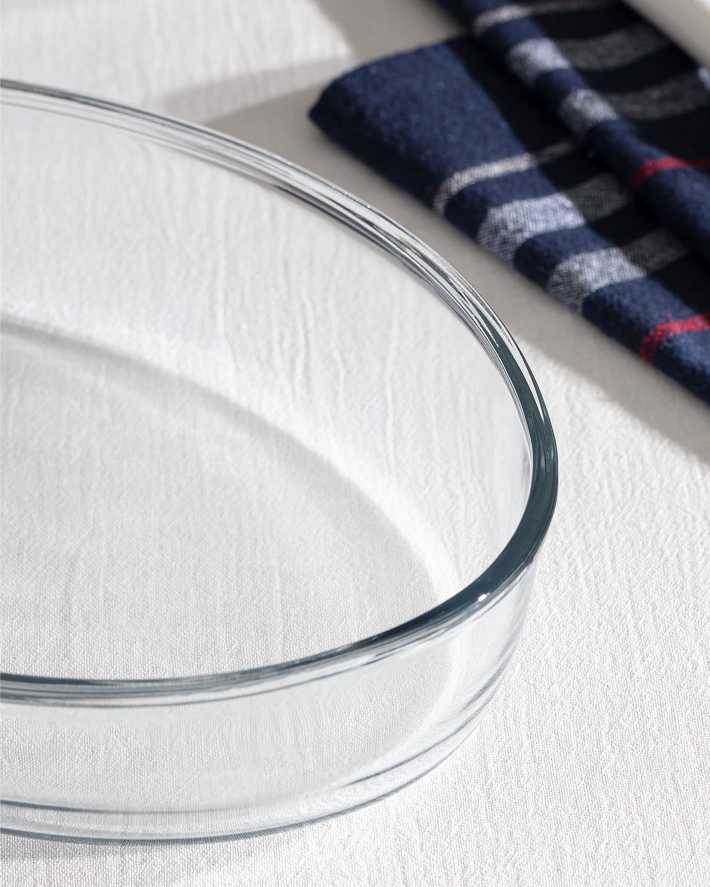 Small Oval Borosilicate Glass Baking Dish