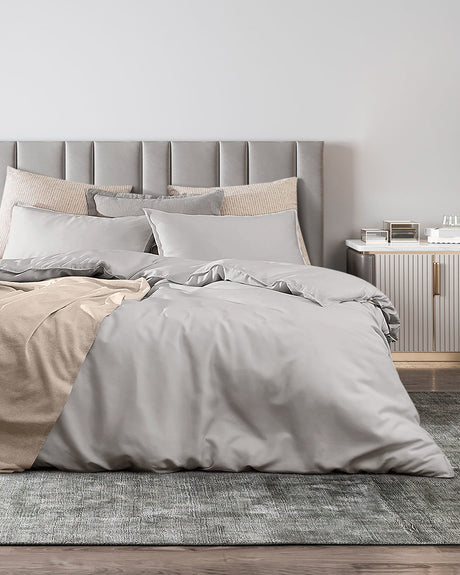 Loire Tencel Double Bedding Set - Ultra Soft Duvet Cover & Pillow Shams