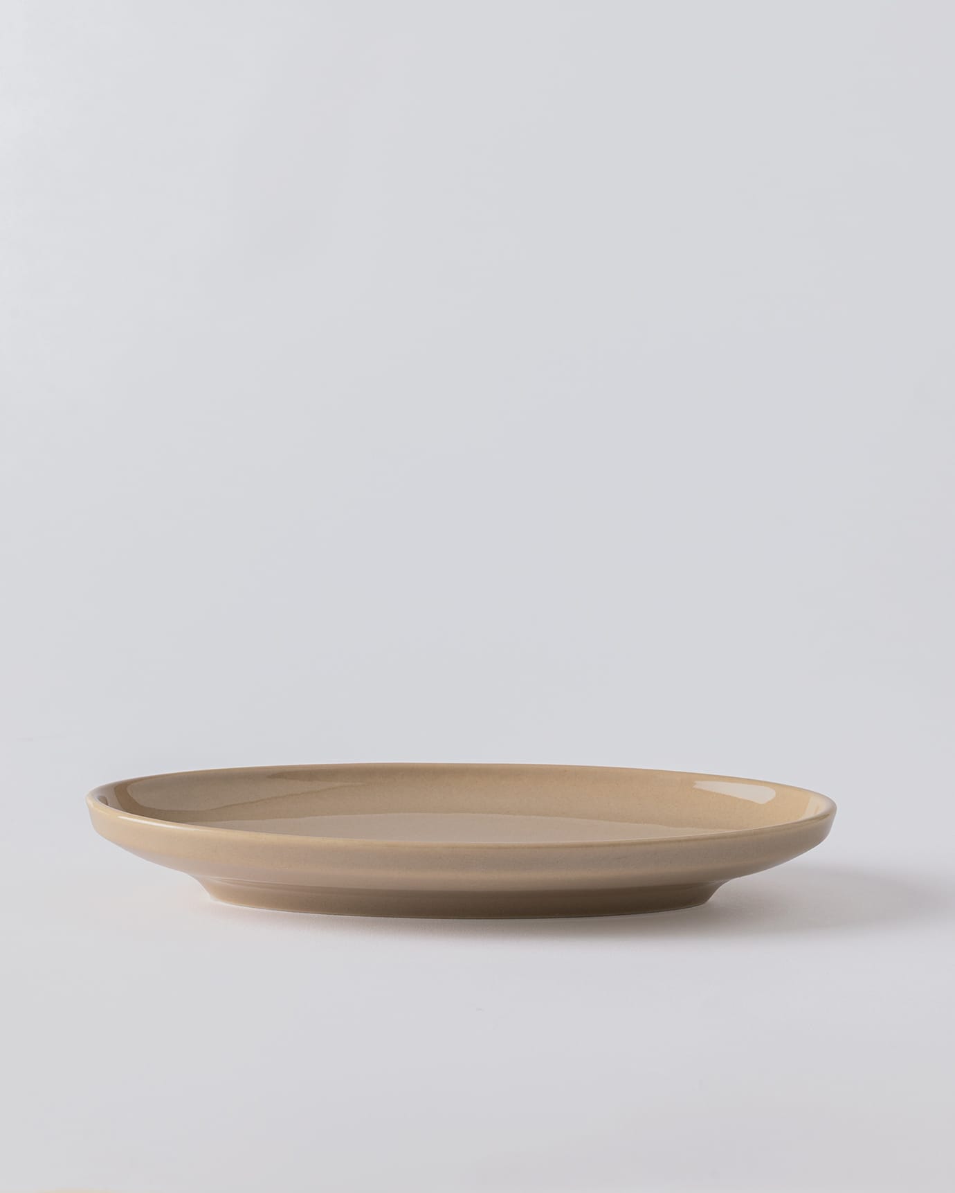 New Bone Porcelain Oval Serving Plate - Aurea Collection