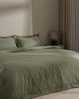100% Cotton Double Duvet Cover Set - Embroidered