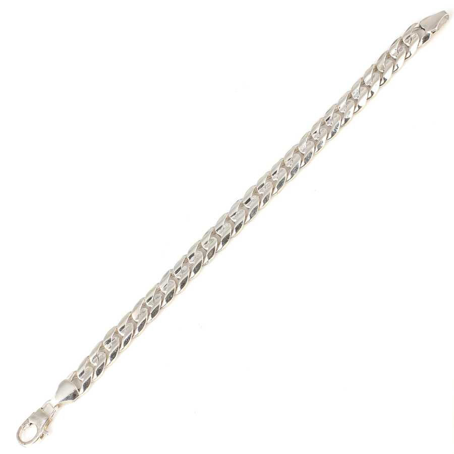 Premium 925 Sterling Silver Plain Chain Bracelet