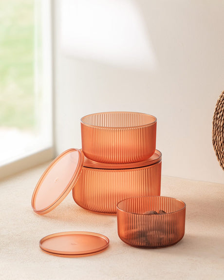 3-Piece Food Storage Container Set - 4000ml Capacity