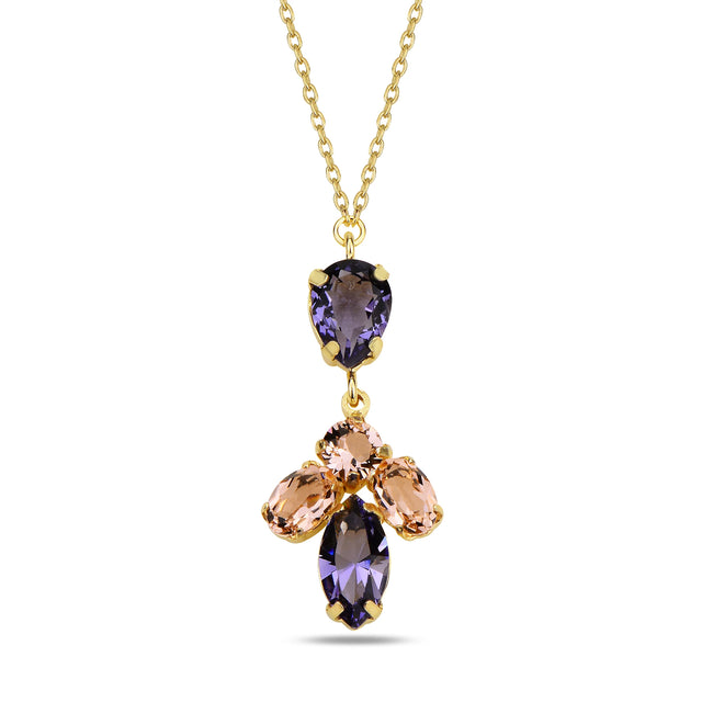 Sterling Silver Aura Pendant Necklace - Ethereal Radiance