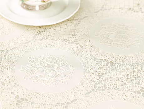 Roni PVC Tablecloth - Waterproof & Easy Clean Dining Table Cover