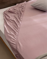 King Size 100% Cotton Sateen Fitted Sheet - Soft & Smooth Bedding