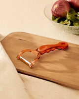 Ergonomic Vegetable & Fruit Peeler - Stainless Steel Blade Kitchen Tool