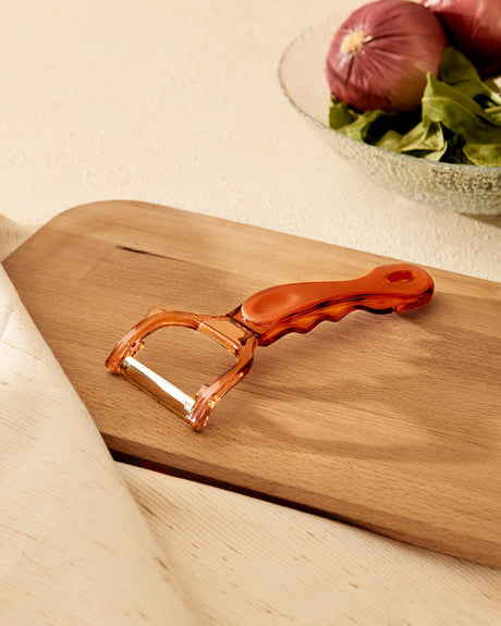 Ergonomic Vegetable & Fruit Peeler - Stainless Steel Blade Kitchen Tool