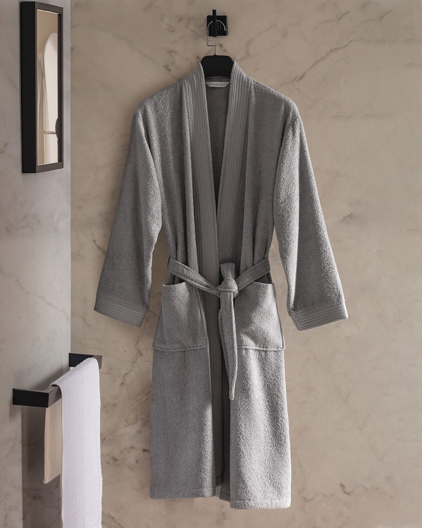 Premium 100% Cotton Kimono Bathrobe - Plush & Highly Absorbent