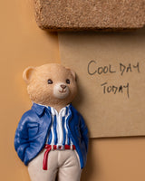 Resin Decorative Magnet - Charming Simon Bear Design