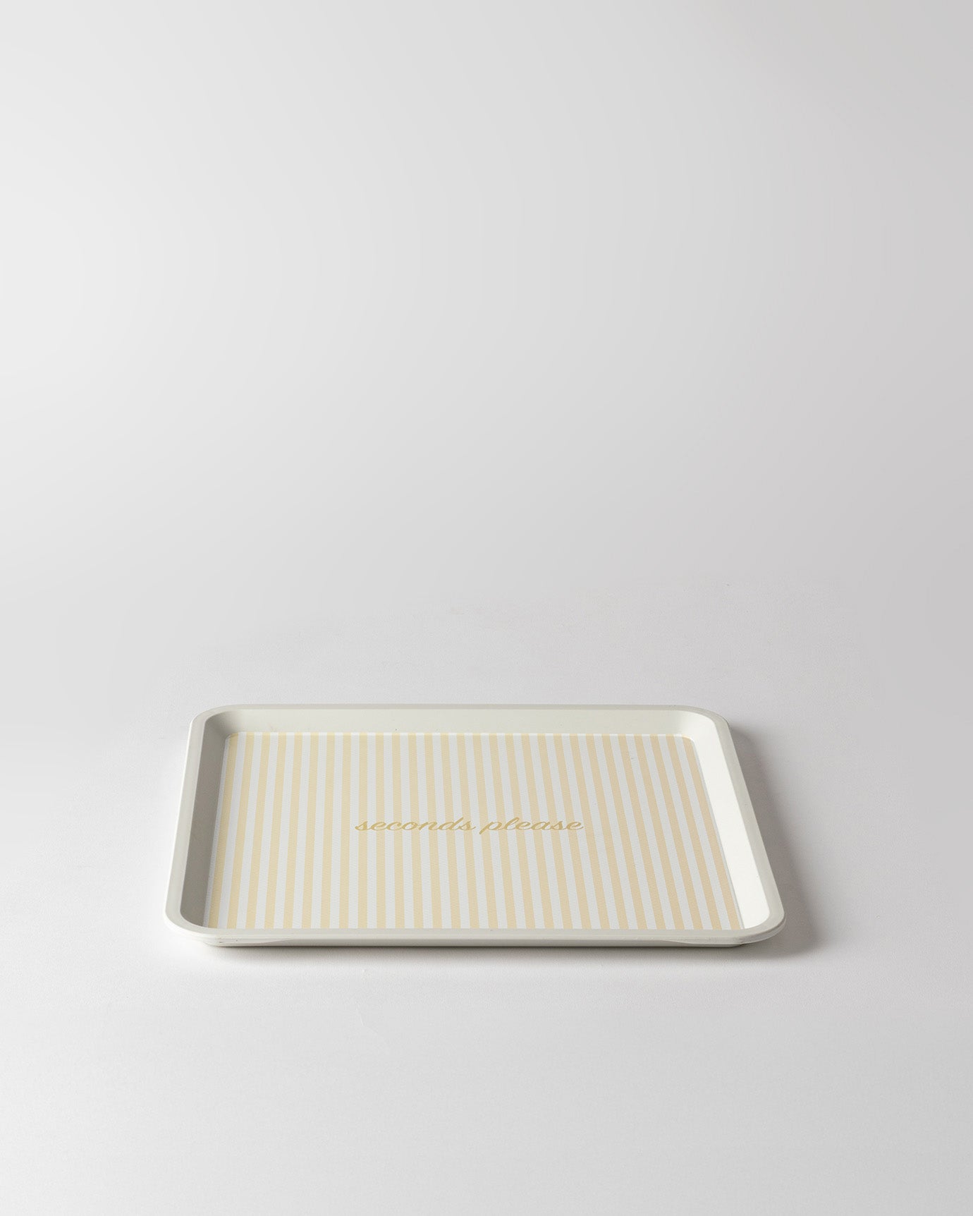 Plastic Square Serving Tray - Modern Chic Design