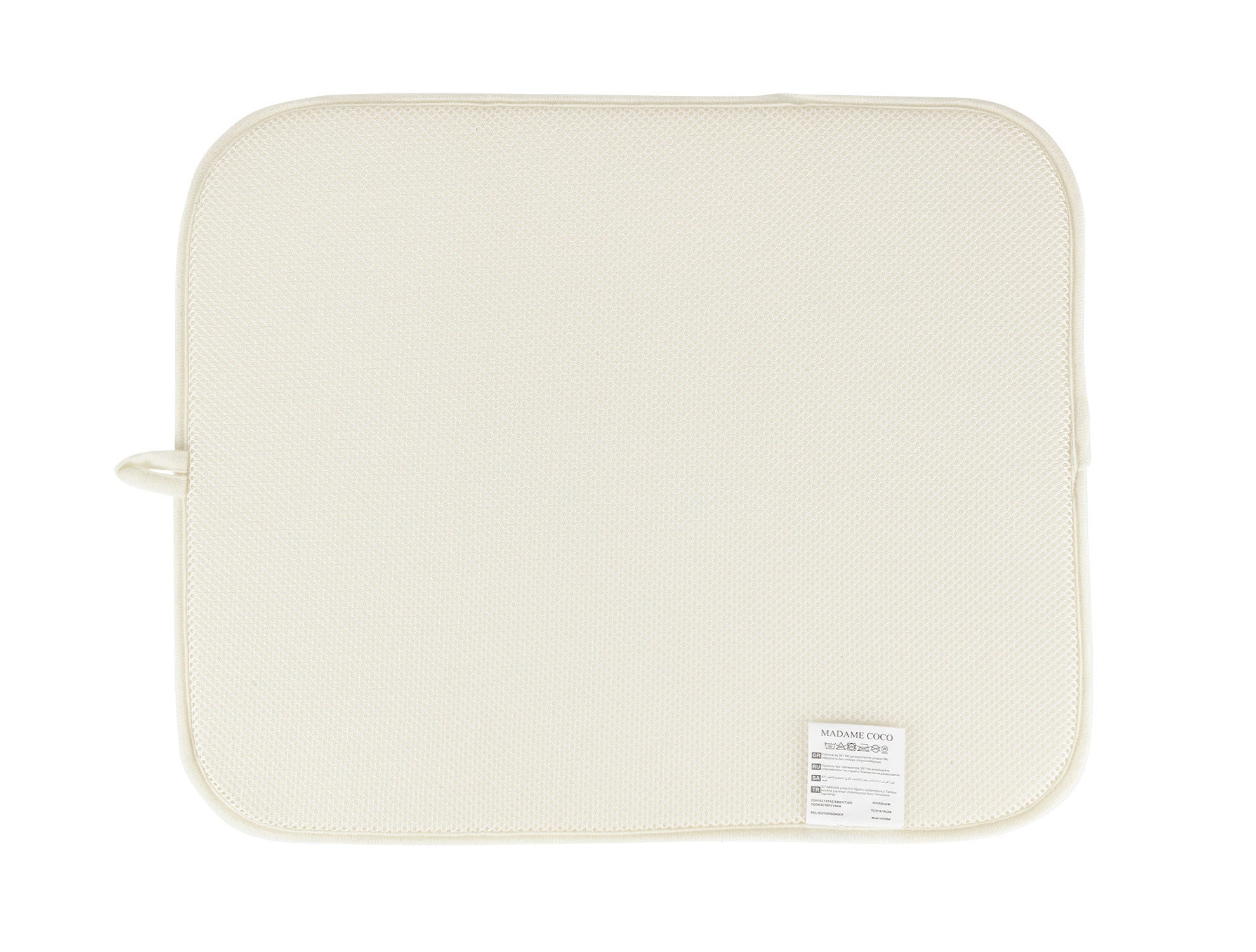 Polyester Sponge Dish Mat - Fast Drying & Counter Protection