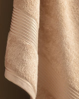 Soft Absorbent Tan Face Towel for Bathroom