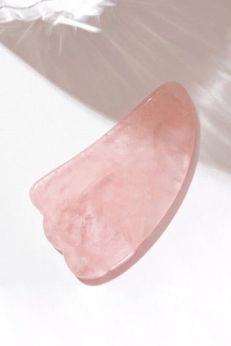 Pink Quartz Gua Sha Facial Massage Tool