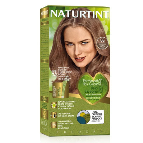 6G Dark Golden Blonde Natural Permanent Hair Color - TryAladdin