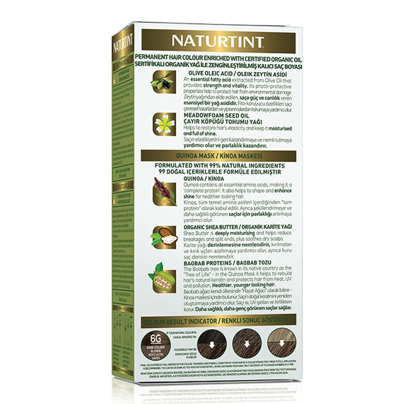 6G Dark Golden Blonde Natural Permanent Hair Color - TryAladdin