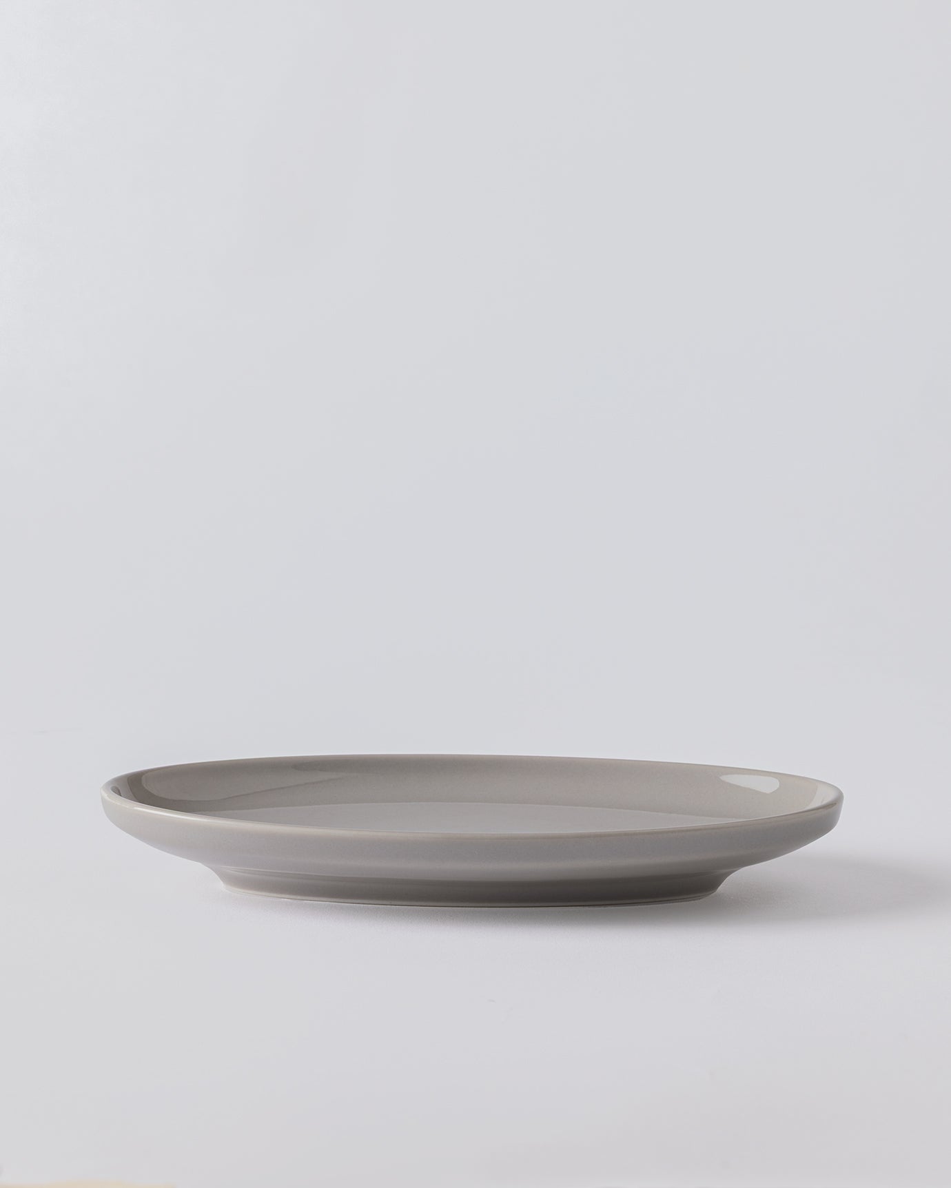 New Bone China Oval Plate - Modern Minimalist