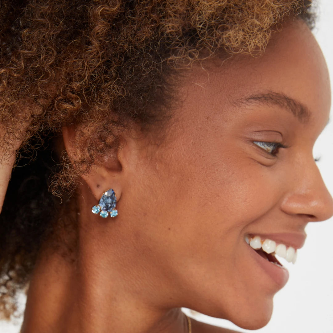 Swarovski Crystal Drop Earrings - Romantic Pear Cut & Feminine Design