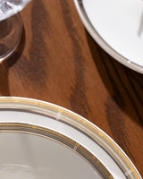 Fine Bone Porcelain 6-Person Dinner Set - Elegant & Durable Design