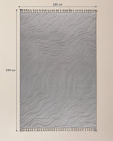 Soft Touch Embossed Modern Area Rug