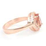 925 Sterling Silver Oval Zultanite Ring with Color-Changing Gemstone