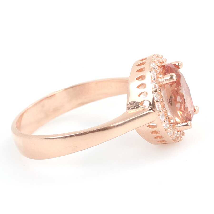 925 Sterling Silver Oval Zultanite Ring with Color-Changing Gemstone