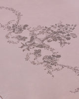 Opbergzak met bloemenprint voor stof, kleding en beddengoed - Poederroze - 64x41x35 cm