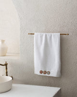 Embroidered 100% Cotton Face Towel - Ultra Soft & Absorbent